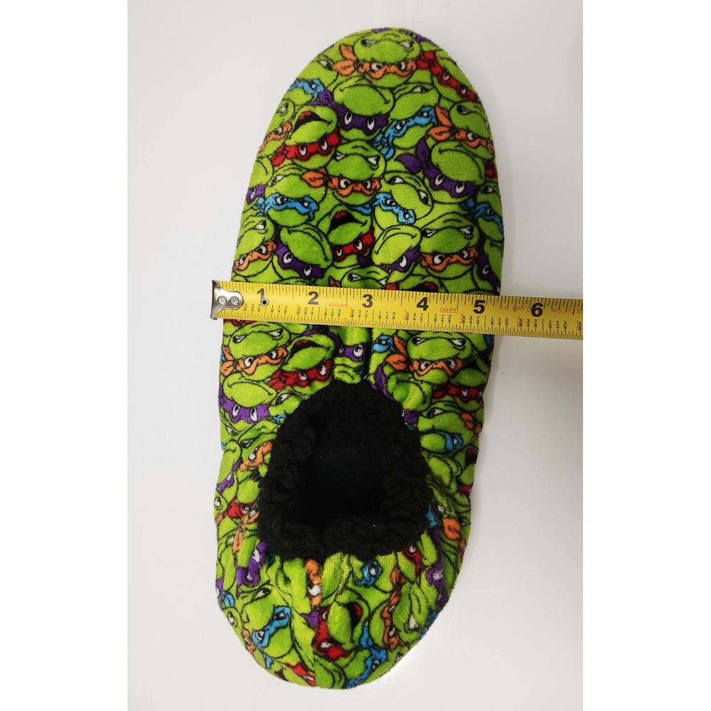 Nickelodeon TMNT Teenage Mutant Ninja Turtles‎ Mens 10/12 Slipper Socks Fleece L - Picture 7 of 7